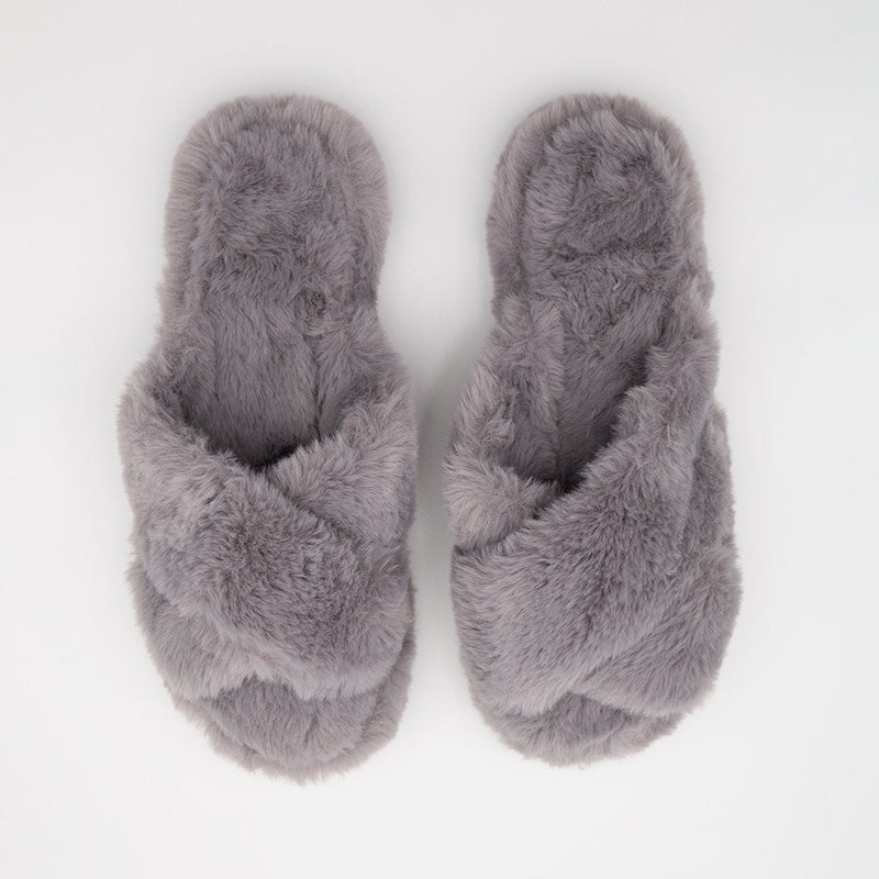 Fluffy - Slippers morbide da donna